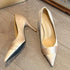 'Marvelle' Satin Pointed Toe Stiletto Heels - Celes Fashion